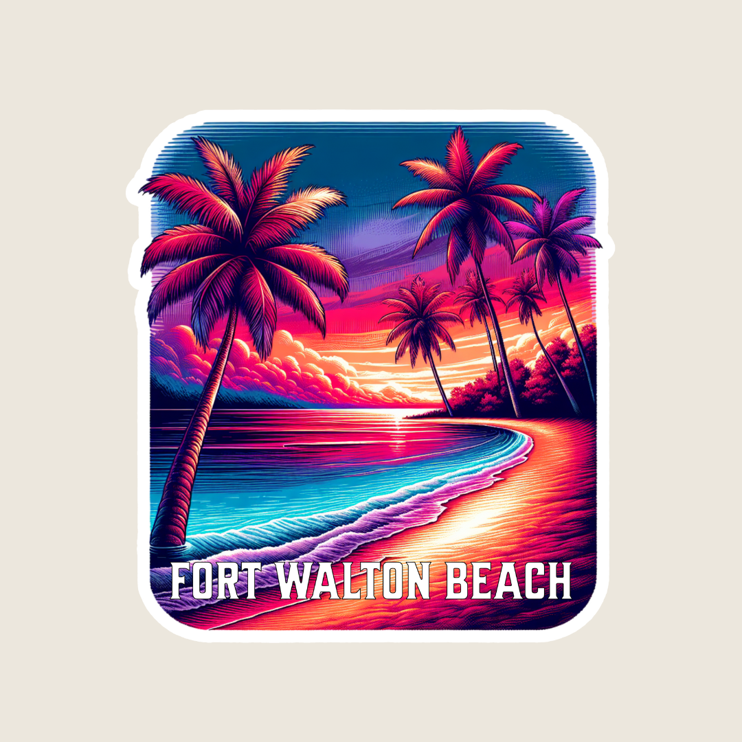 Vibrant Beach Scene
