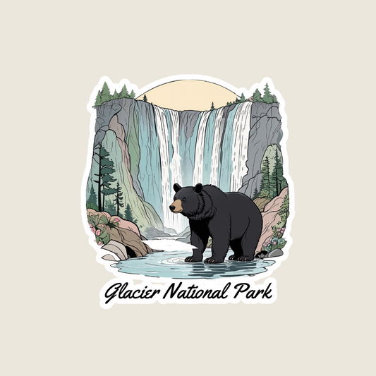 Waterfall Black Bear (M1097)