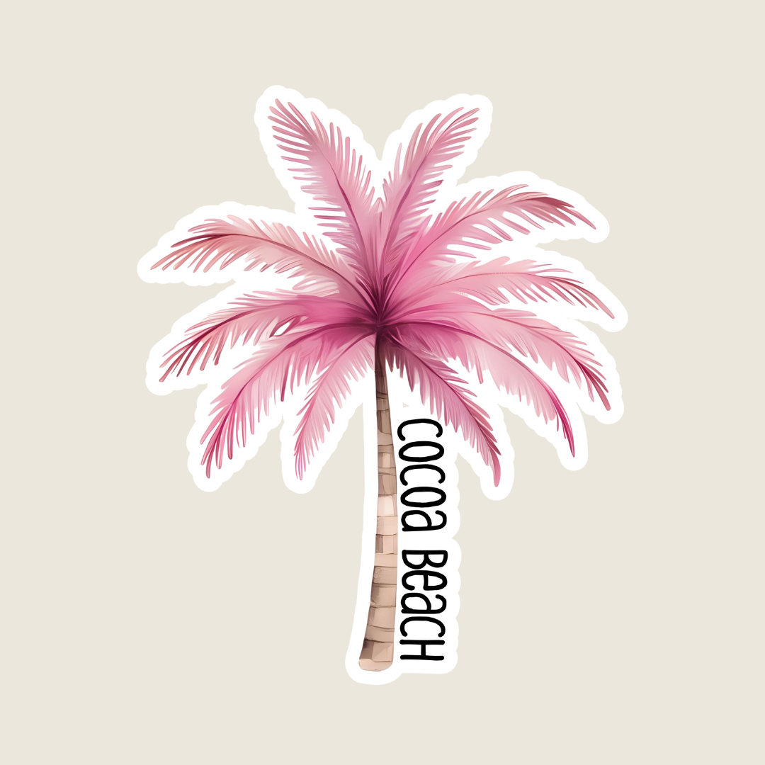 Pink Palm Tree (B1062)