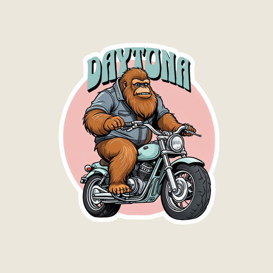 Big Foot on a Motorcycle (B1081)