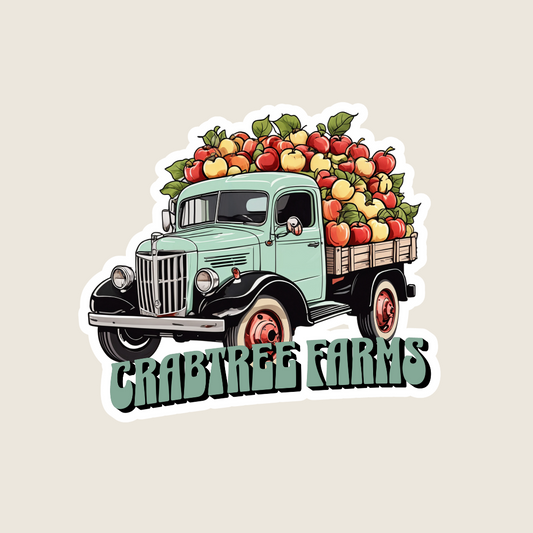 Vintage Truck with Apples (M1088)