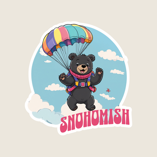 Skydiving Black Bear (M1086)