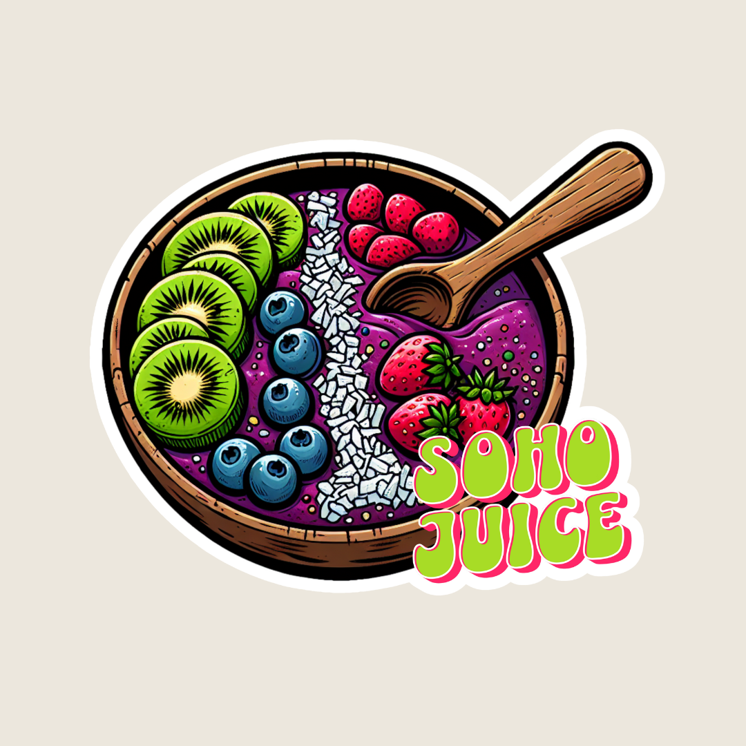 Acai Smoothie Bowl Souvenir Sticker