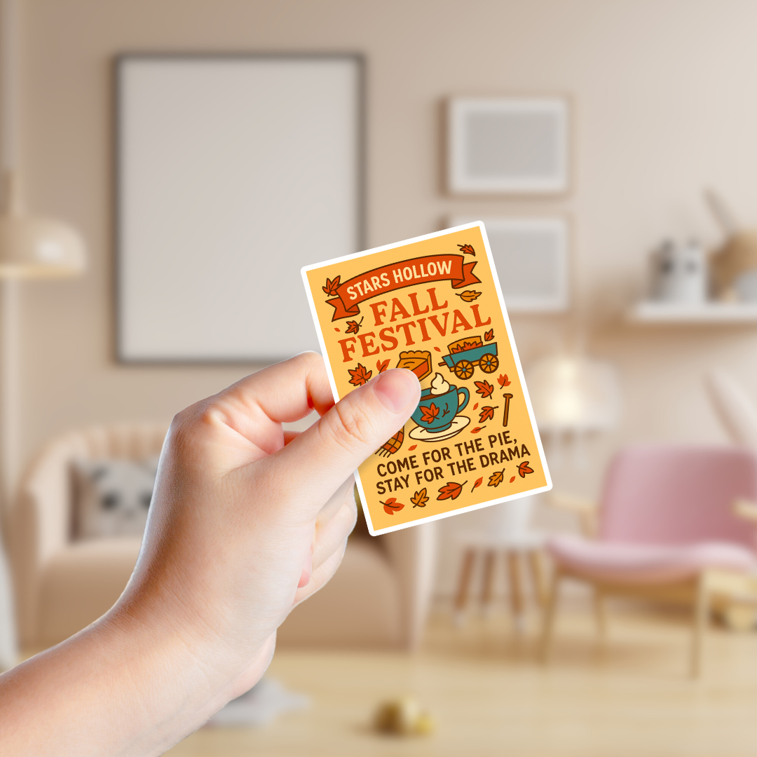 Gilmore Girls Stars Hollow Fall Festival Sticker