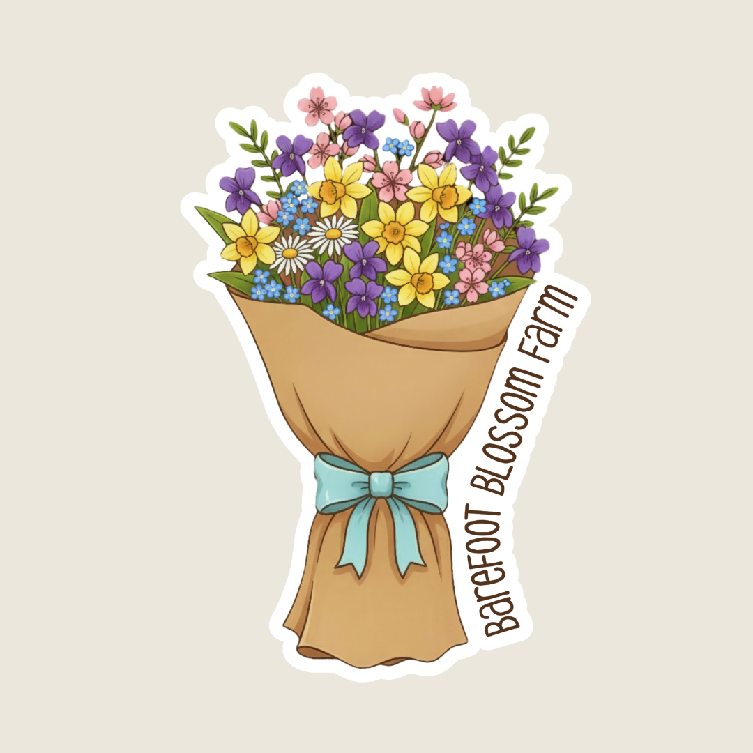 Wildflower Bouquet Custom Sticker